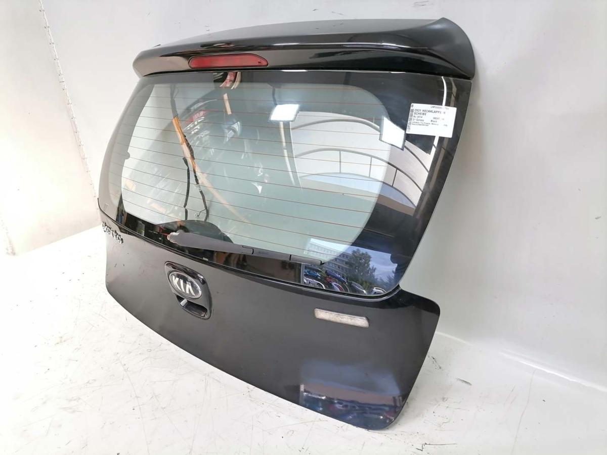 Kia Picanto TA original Heckklappe mit Heckscheibe Z1 Galaxy Black Bj.2014